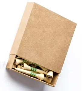 3 1 4 Inch Strong Biodegradable Bamboo Tees Reduces Side Spin and Friction