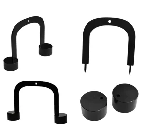 3 Different Sizes Metal Swing Trainer Golf Putting Hole Gates Aids Golf Putting Gates Aids