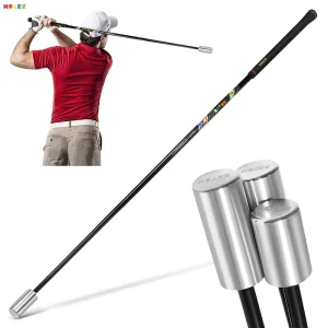 3 Weights Golf Weighted Sound Swing Trainer Warm up Golf Practice Stick Practice Club Equipment for Golf Course OEM ODM