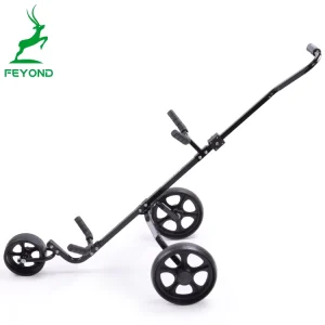 3 Wheel High Quality Golf Trolley Professional Lightweight Golf Push Cart Foldable Golf Bag Trolley