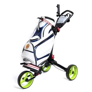 3 Wheel Silver Golf Cart Trolley with Max Bags China Product