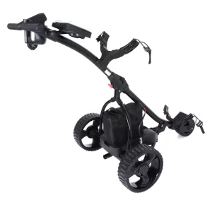 3 Wheels Electric Golf Bag Cart Dual Motor Folding Structure Steel 80KG Load