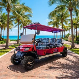 3.5kw Motor 72v Lithium Battery Electric 6-seater Golf Cart