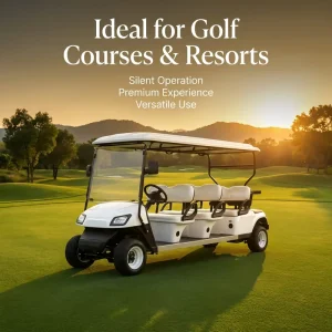 30km h 72V Electric Golf Cart for 5 6 Seaters with 90km Range and 90s Charge