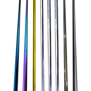 35 37 39 40 41 44 Inch Chrome Colorful Plating Stepped or Stepless Iron Steel Golf Club Shafts