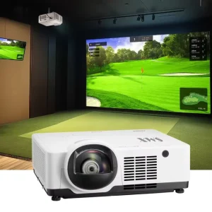 360° Immersive Experience Projection 6000 Lumen Short Throw Projector Golf Simulation Projection