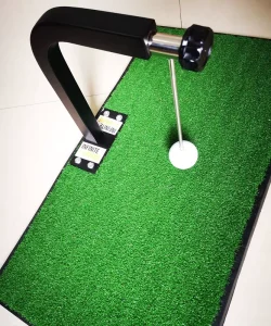 360 Rotation Portable Indoor Trainer Golf Training Aids Spinner Golf Swing Trainer with Grass Mat