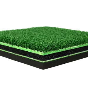 3D Golf Hitting Mat Golf Swing Mat Driving Range Golf Mat Green Nylon Knitting Crimp Hockey Field Grass