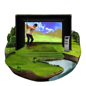 3D Indoor Profitable Golf Simulator System Professional Training Golf Simulator