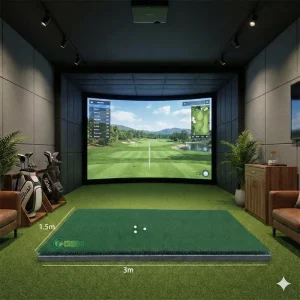 3D Model Golf Driving Range Golf Training Aids Mat Golf Hitting Mat