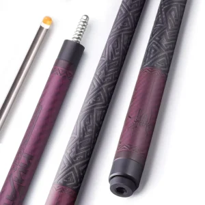 3K Twill Carbon Fiber Pool Cue Stainless Steel Lightweight Powerful Billiard Cue Stick Factories in China for Snooker Club