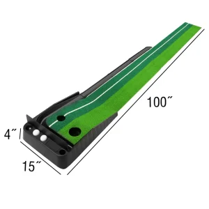 3M Automatic Ball Return Golf Putting Mat Mini Golf Course Trainer