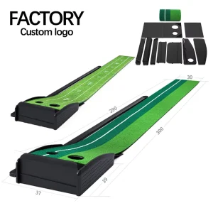 3M Automatic Ball Return Golf Putting Mat Mini Golf Course Trainer Enhanced Training for Golf Training Aids