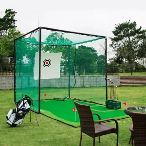 3M Heavy Duty Outdoor Golf Cage Training Practice Return Net for Backyard Driving Golf Training Aids
