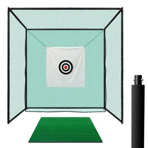 3X3X3M Golf Cage Net 10ft Heavy Duty Outdoor Golf Training Practice Return Batting Hitting Net Golf Training Aids