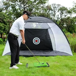 3m Indoor Outdoor Golf Practice Equipment Foldable Goal Net