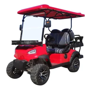 4 Electric Luxury Golf Carts for the Club Equipped with 48v Lithium Batteries Available for Customization and Sale