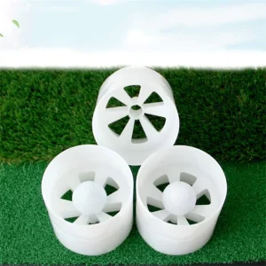 4 Inch Plastic Golf Hole Cup with 6 Drain Holes for Outdoor Indoor Putting Green Practice for Backyard Golfers