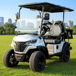 4 Seat 48 Volt Electric Golf Cart with 60V Lithium Battery CE Certified 90km Range