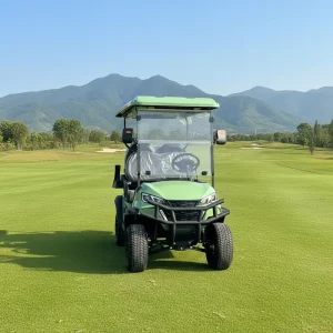 4 Seater 48 Volt Electric Golf Cart with Foldable Seat Fast Charge Long Range for Course