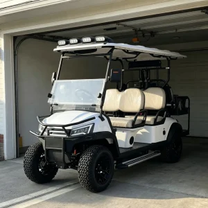 4 Seater 72V Golf Cart 5kw Motor DOT Certified with Customizable Body Color Configuration and Extra Rear Cargo Space