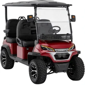 4 Seater Electric Golf Cart 2+2 Configuration Utility Golf Vehicle With Cargo Box for Farm Garden Work Use