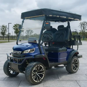 4 Seater Electric Golf Cart 72V Lithium US Market Ready DOT Certified with Custom Config and Extended Rear Cargo Bed