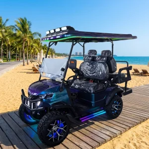 4 Seater Electric Golf Cart Multi Purpose Sightseeing Buggy