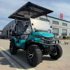 4 Seater Electric Golf Cart with Cargo Box CE DOT Certified 30-50Km/h 90km Range Certificate Origin Available Factory