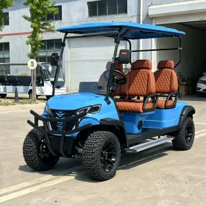 4 Seater Electric Golf Cart with Customizable Body Color and Customizable Configuration for Resorts and Estates
