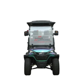 4 Seater Electric Golfwagen Golf Cart with 60V Battery Custom Body Color Long Life New Condition CE & DOT Certified