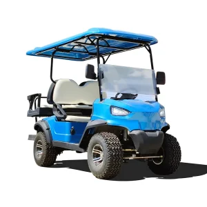 4 Seater Pink Electric Golf Cart Street Legal with Lithium Battery 30 50Km h for Resort & Community Use