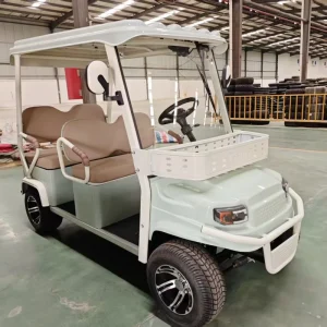 4 Wheel 4 Seats Leisure Electric Golf Carts with Fast Shipping Sightseeing Electric Golf Cart for Sale