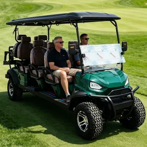 4 Wheel Drive Golf Cart Luxury Fast Electric Golf Cart Easy Operation & All Terrain