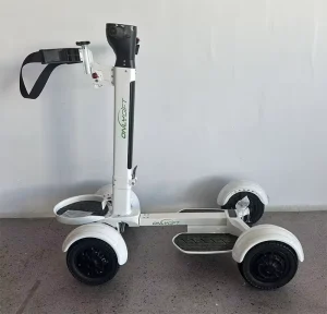 4 Wheel Golf Electric Folding Off road Lawn Court Travel Scooter Golf Skate Caddy Golf Cart Scooter Electric Trolley