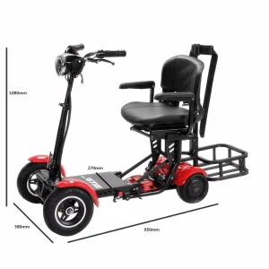 4 Wheels Foldable Smart Golf Trolley Automatically Electric Golf Cart Buggy