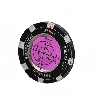 40*5mm Golf Bubble Level Magnetic Golf Marker Golf Course Equipment Round Custom Portable Golf Training Marker