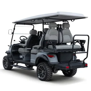 4+2 Electric Golf Carts Off Road Street Legal 48V 72V Lithium Battery Karts Car Buggy 6 Seater Electric Golf Carts