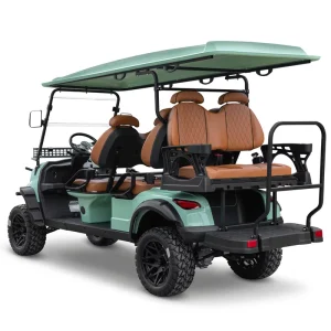 4+2 Electric Golf Carts Off Road Street Legal 48V 72V Lithium Battery Karts Car Buggy 6 Seater Electric Golf Carts