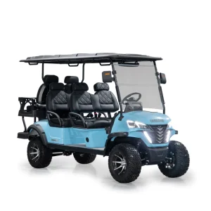 4+2 Seats Golf Cart New Energy Lithium Battery Wagon Golf Cart 72 V Golf Cart for Outdoor