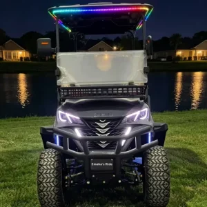 48V Electric Golf Cart 4 Passenger Lithium Powered Customizable Color Logo for Golf Course and Hotel Resort