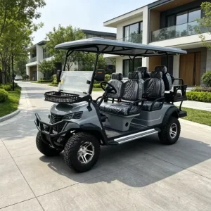 48V Electric Off Road Golf Cart CE Certified Disc Brakes Customized 6 Seats 30Km/h 70-90km Range