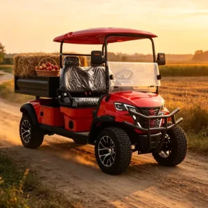 48Volt Electric Golf Cart with Rear Compartment Customized 2 Seats Golf Trolley Cart Electric Buggy Car