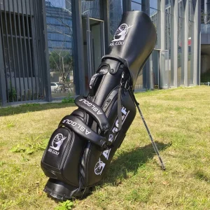 5/14-Divider Factory Custom Waterproof PU Leather Golf Stand Bag