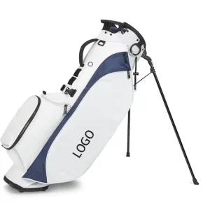 5 14-Way Divider PU Golf Stand Bag, Foldable, Waterproof, Large Capacity