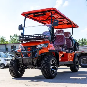 5-6 Seater Electric Golf Cart with Lithium Battery High Performance Durable