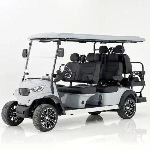 5-6 Seater Electric Golf Cart with Lithium Battery Hydraulic Brakes 70 Km/h Speed