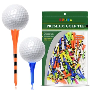 5 Claws Customizable Golf Tee High Quality Colorful Plastic Golf Tees Durable 5 Prong Zero Friction Ball Holder