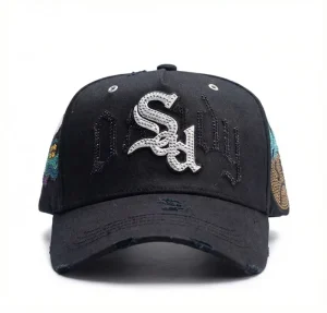5 Panel Satin Lining Black Personalized Suede Baseball Caps Gorras 31 Hats with Embroidery Logo