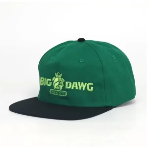 5 Panel Unstructured Dad Hat Custom Embroidery Logo Green Hat for Men Women